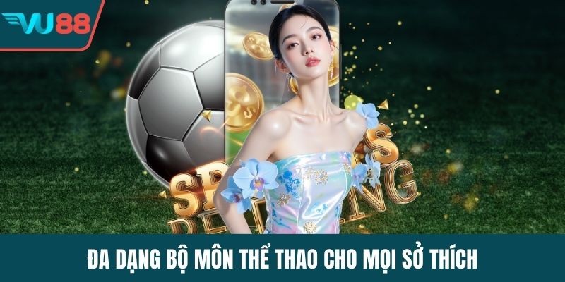 Đa dạng bộ môn thể thao cho mọi sở thích