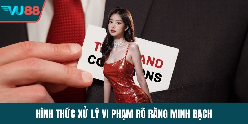 Hình thức xử lý vi phạm rõ ràng minh bạch