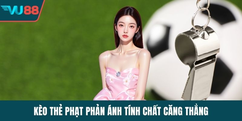 Kèo thẻ phạt phản ánh tính chất căng thẳng